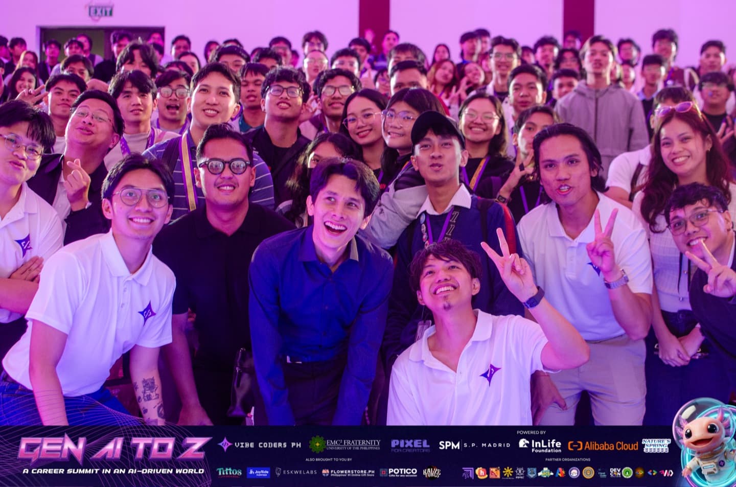 Gen AI to Z attendees gathered in the UP Diliman auditorium